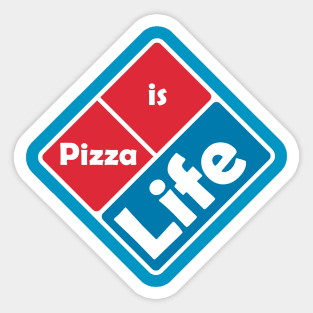 Pizzaislife Box Sticker